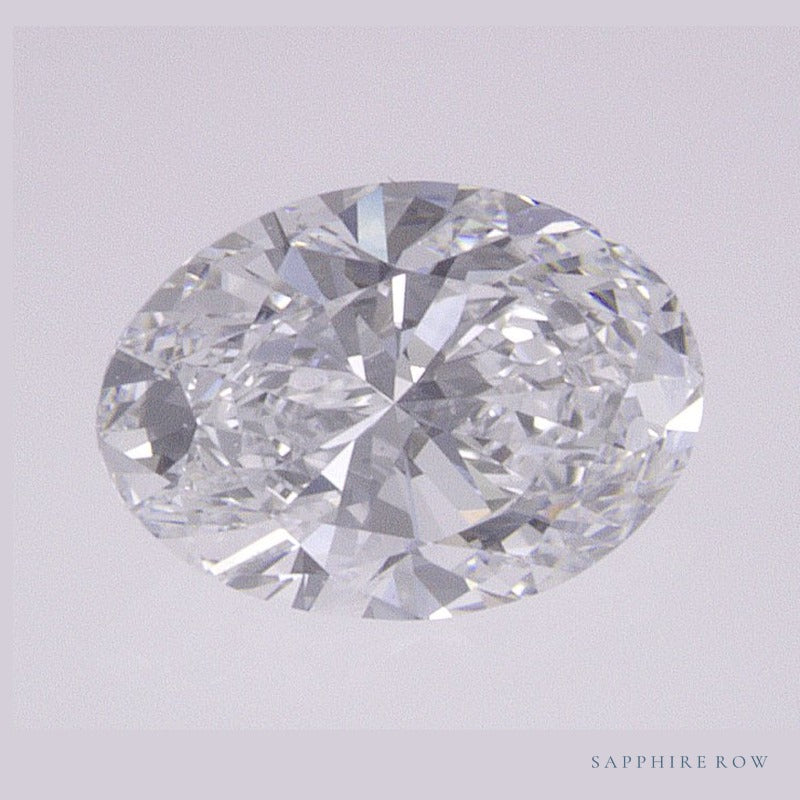0.70 ct natural diamond, oval cut | Sapphire Row · cut6