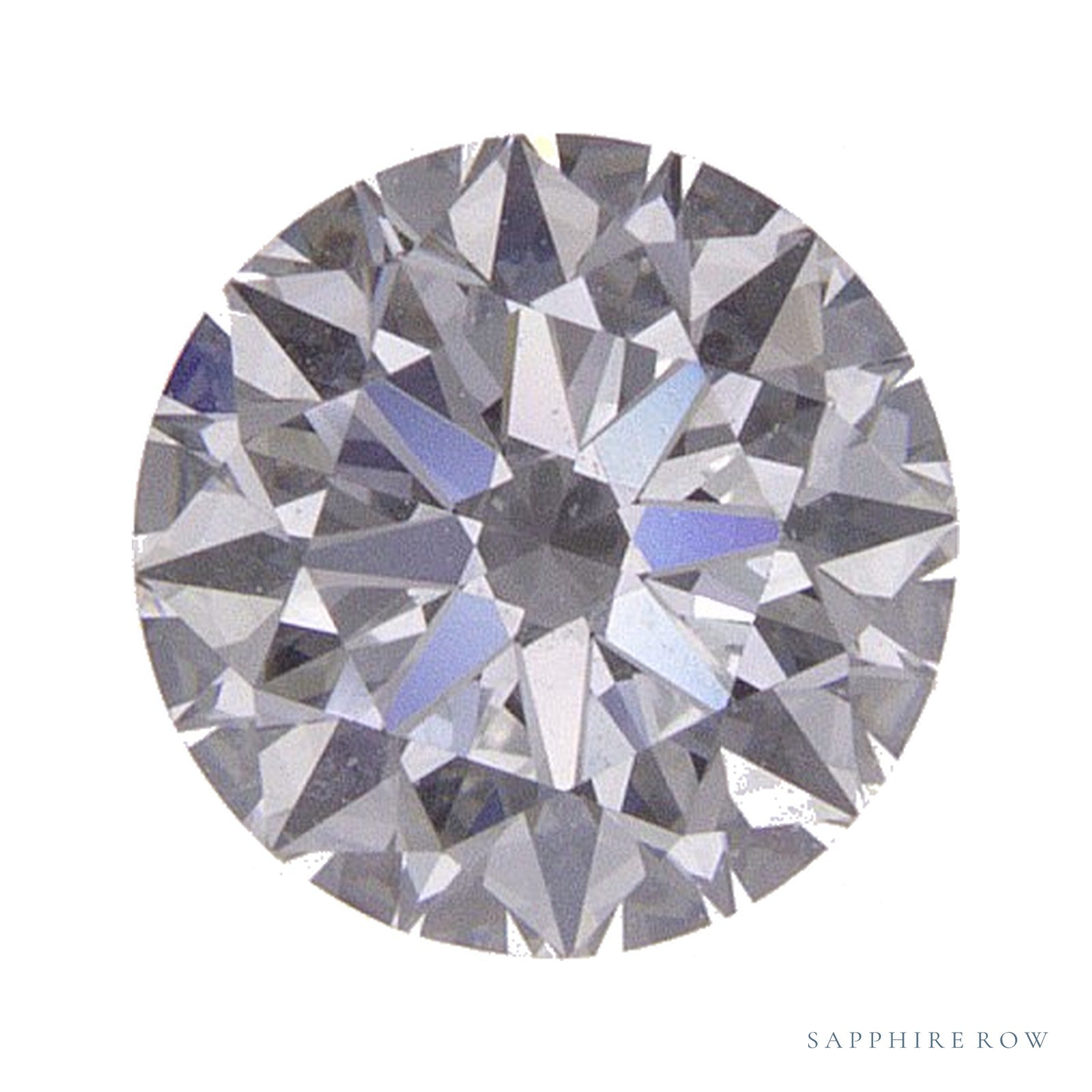 0.70 ct natural diamond, round cut | Sapphire Row · cut4