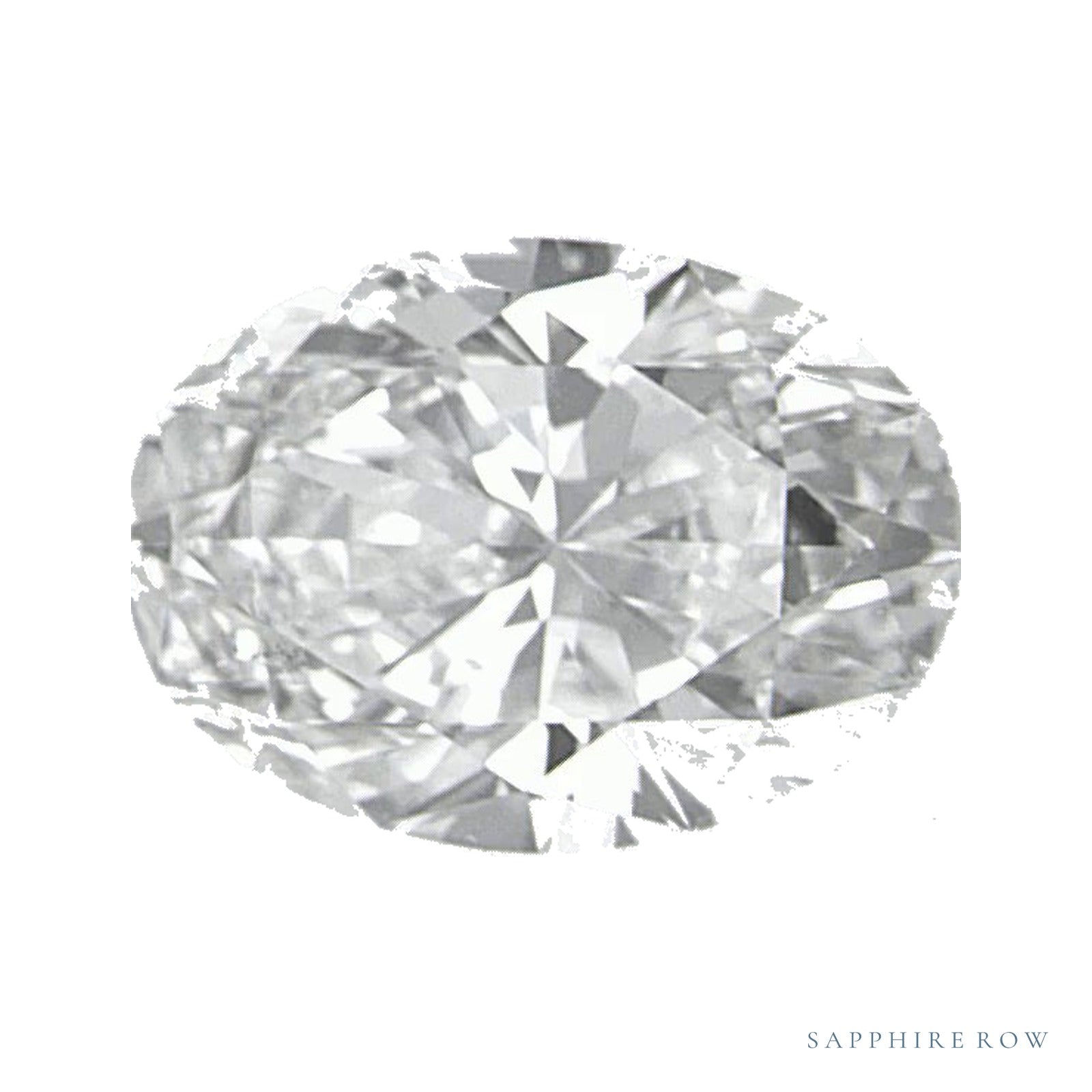 0.70 ct natural diamond, oval cut | Sapphire Row · cut4