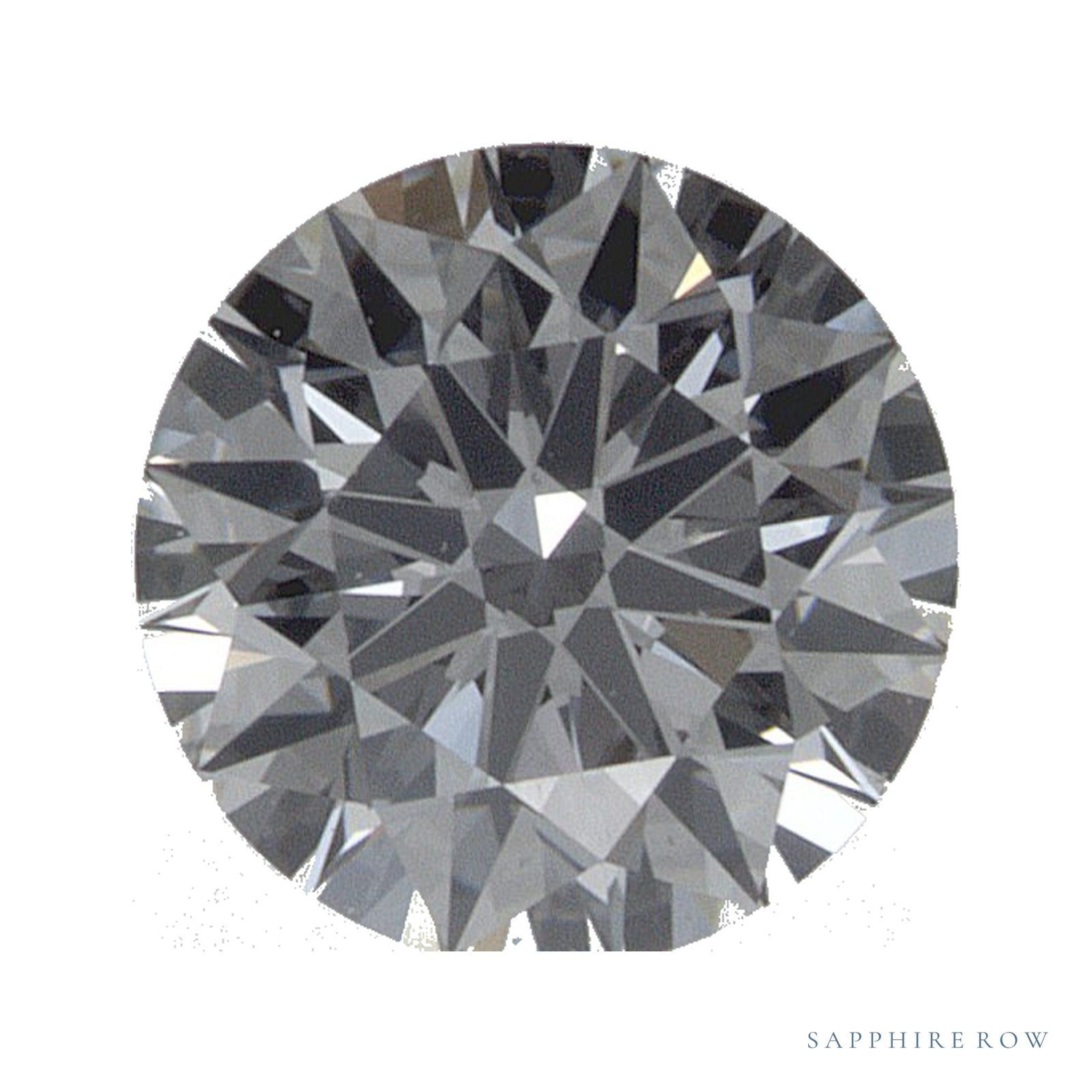 0.70 ct natural diamond, round cut | Sapphire Row · cut4
