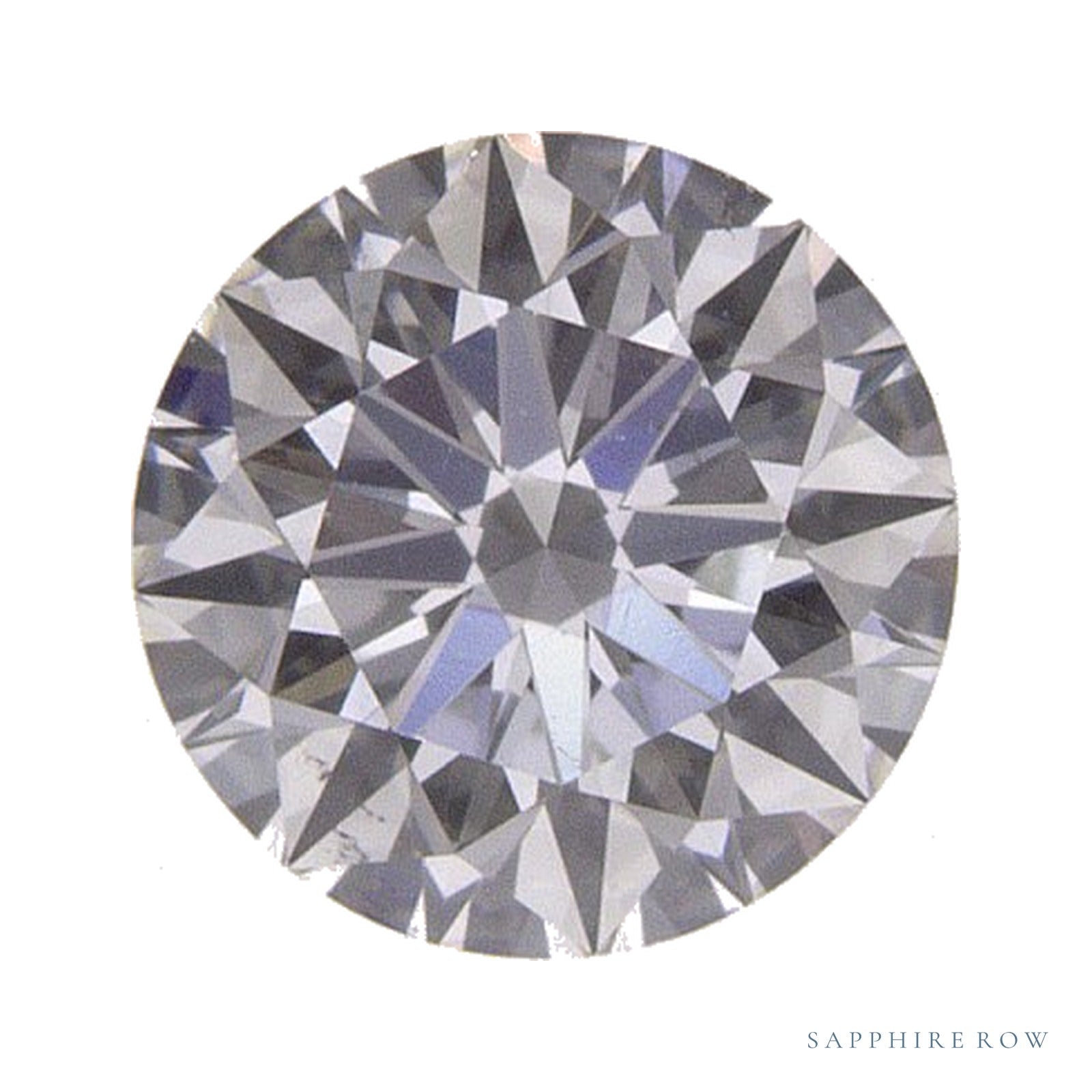 0.70 ct natural diamond, round cut | Sapphire Row · cut4