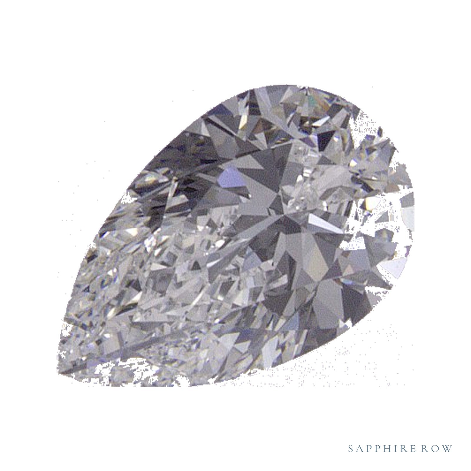 0.70 ct Pear Natural Diamond – E VS1 — Sapphire Row · cut · cut3 · cut4