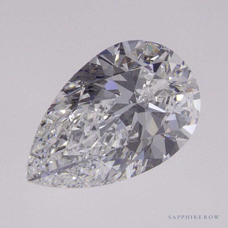 0.70 ct natural diamond, pear cut | Sapphire Row · cut7