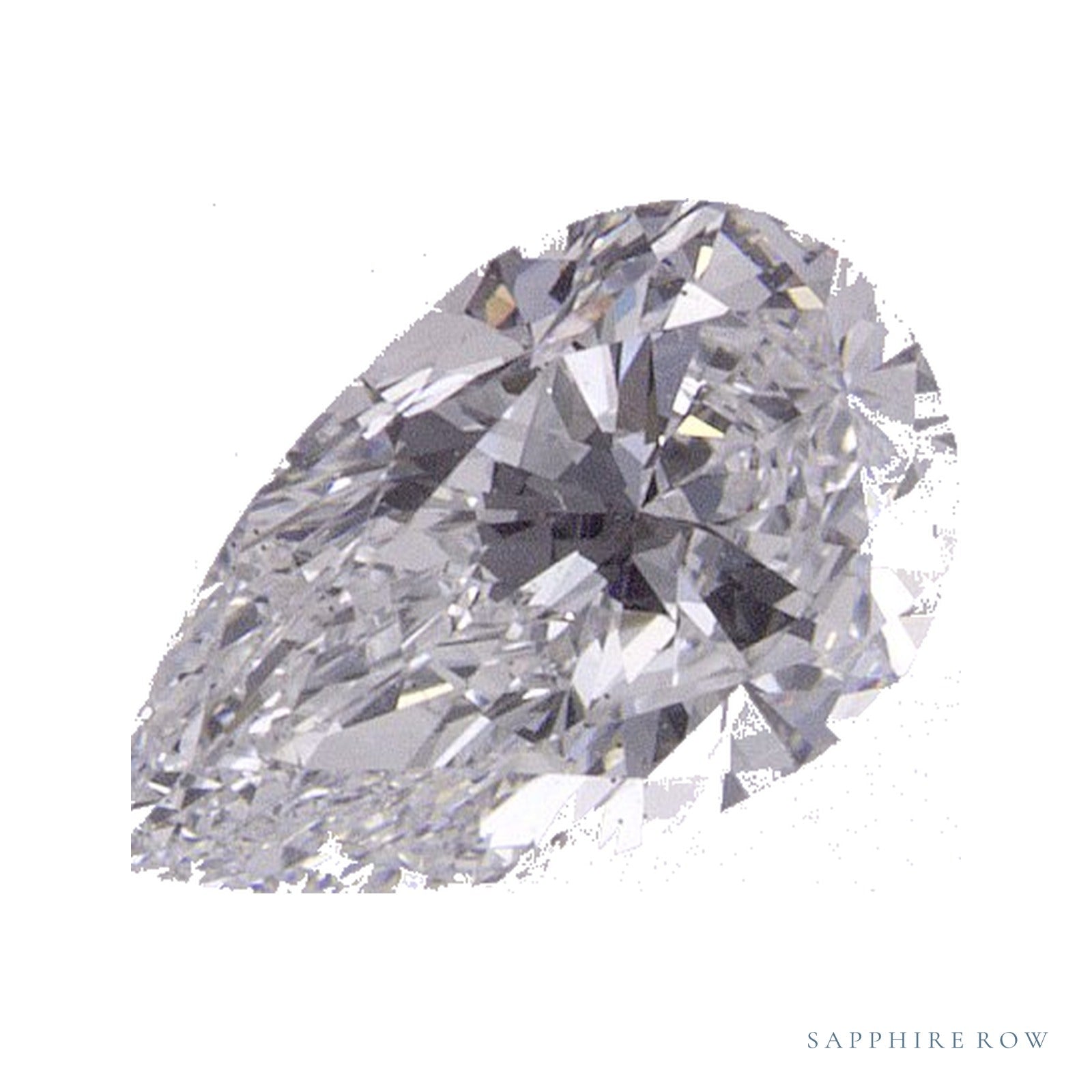 0.70 ct natural diamond, pear cut | Sapphire Row · cut4