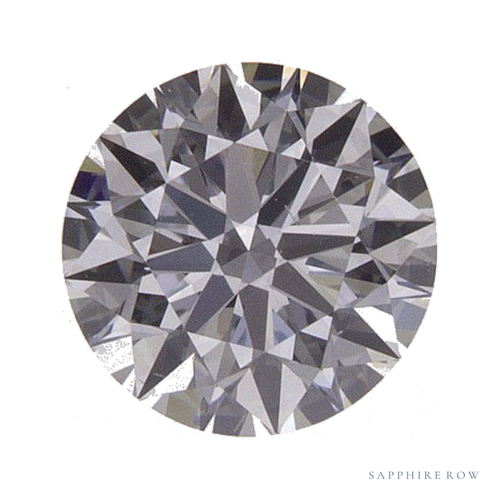 0.70 ct natural diamond, round cut | Sapphire Row · cut4