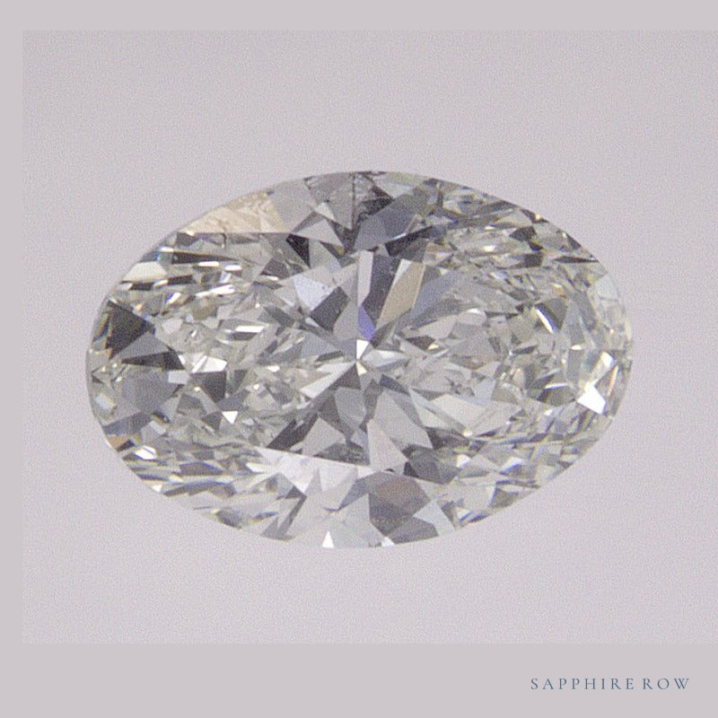 0.70 ct natural diamond, oval cut | Sapphire Row · cut6