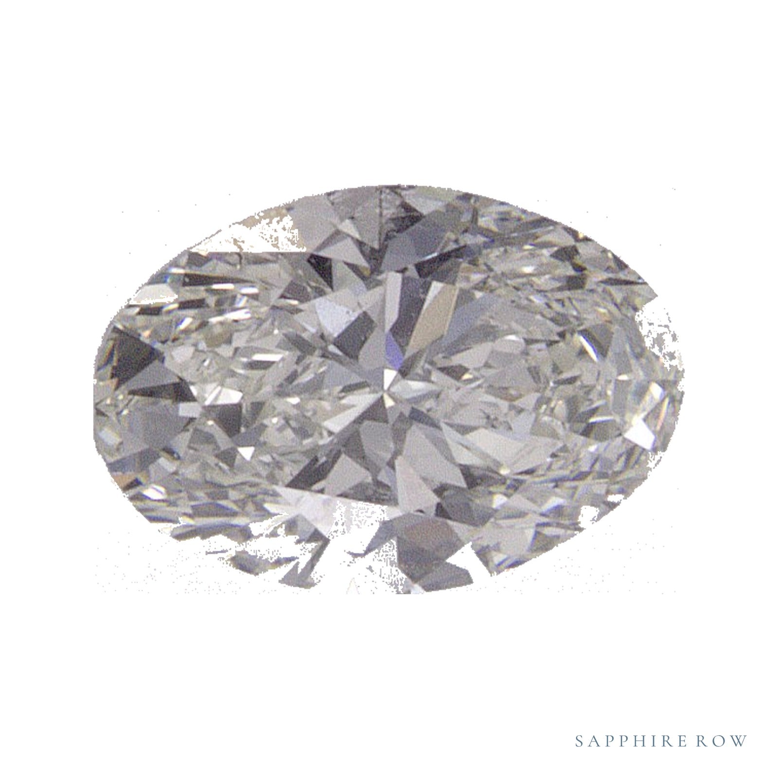 0.70 ct natural diamond, oval cut | Sapphire Row · cut4