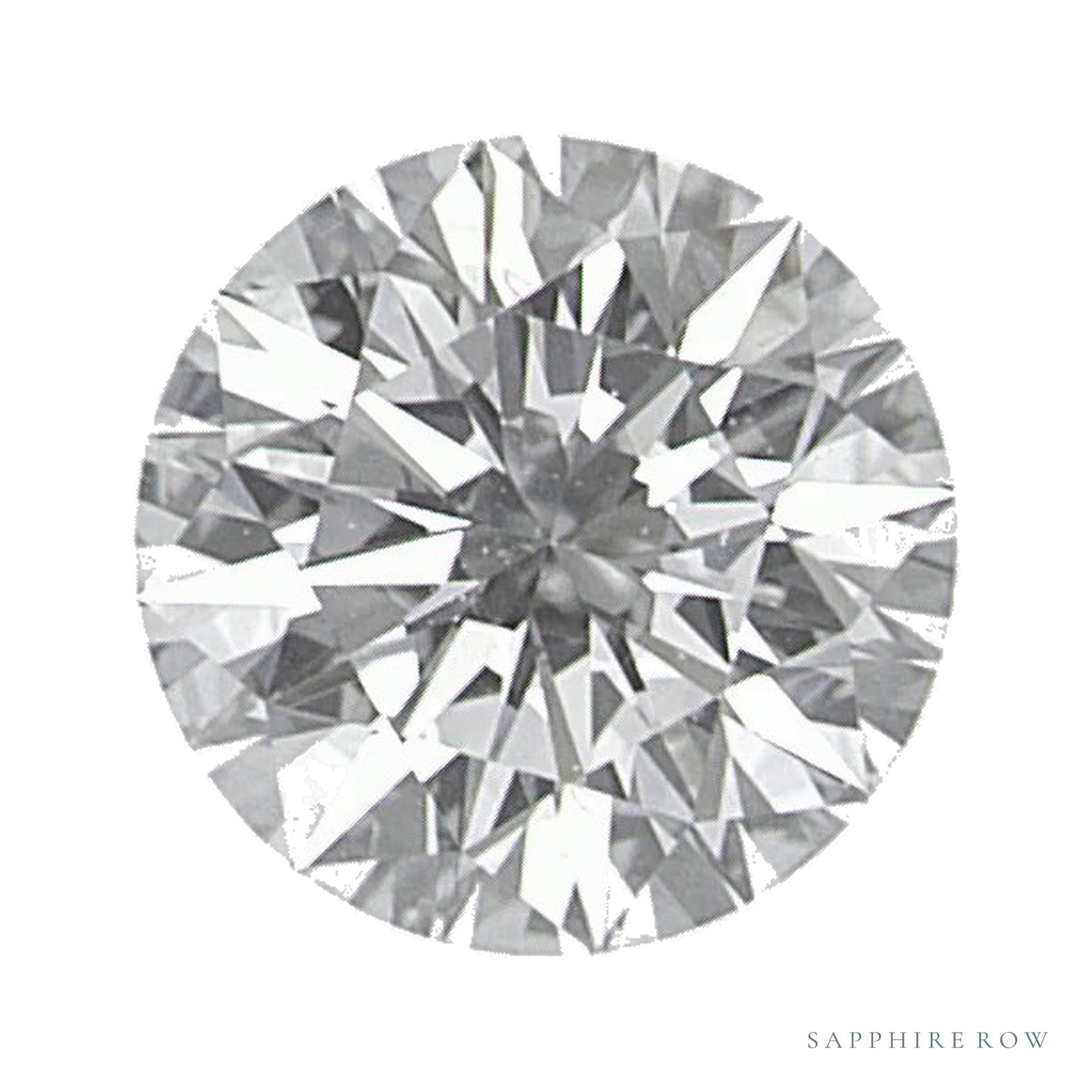 0.70 ct natural diamond, round cut | Sapphire Row · cut4