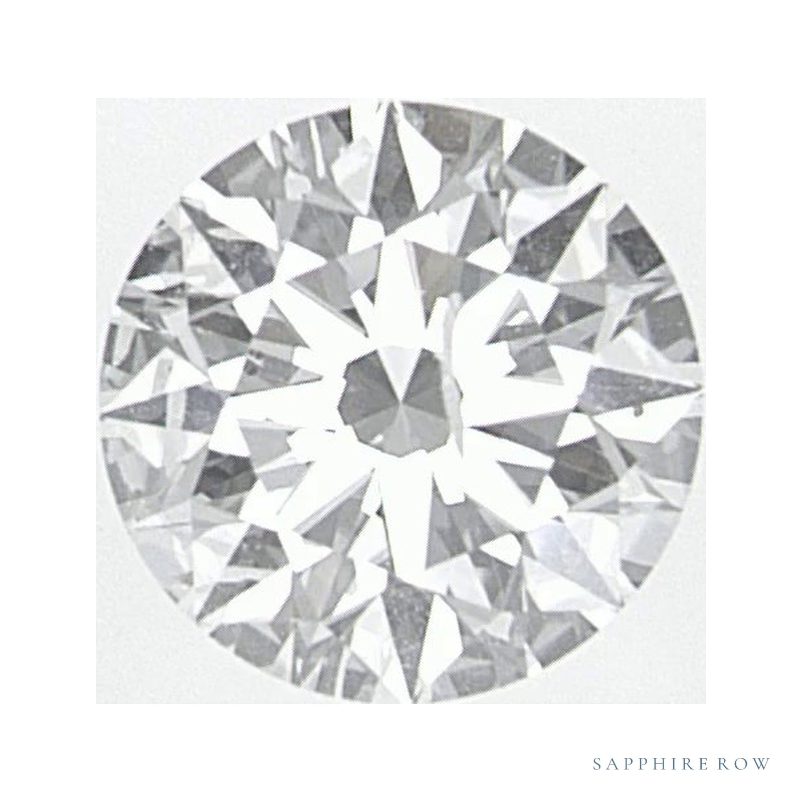 0.70 ct natural diamond, round cut | Sapphire Row · cut4