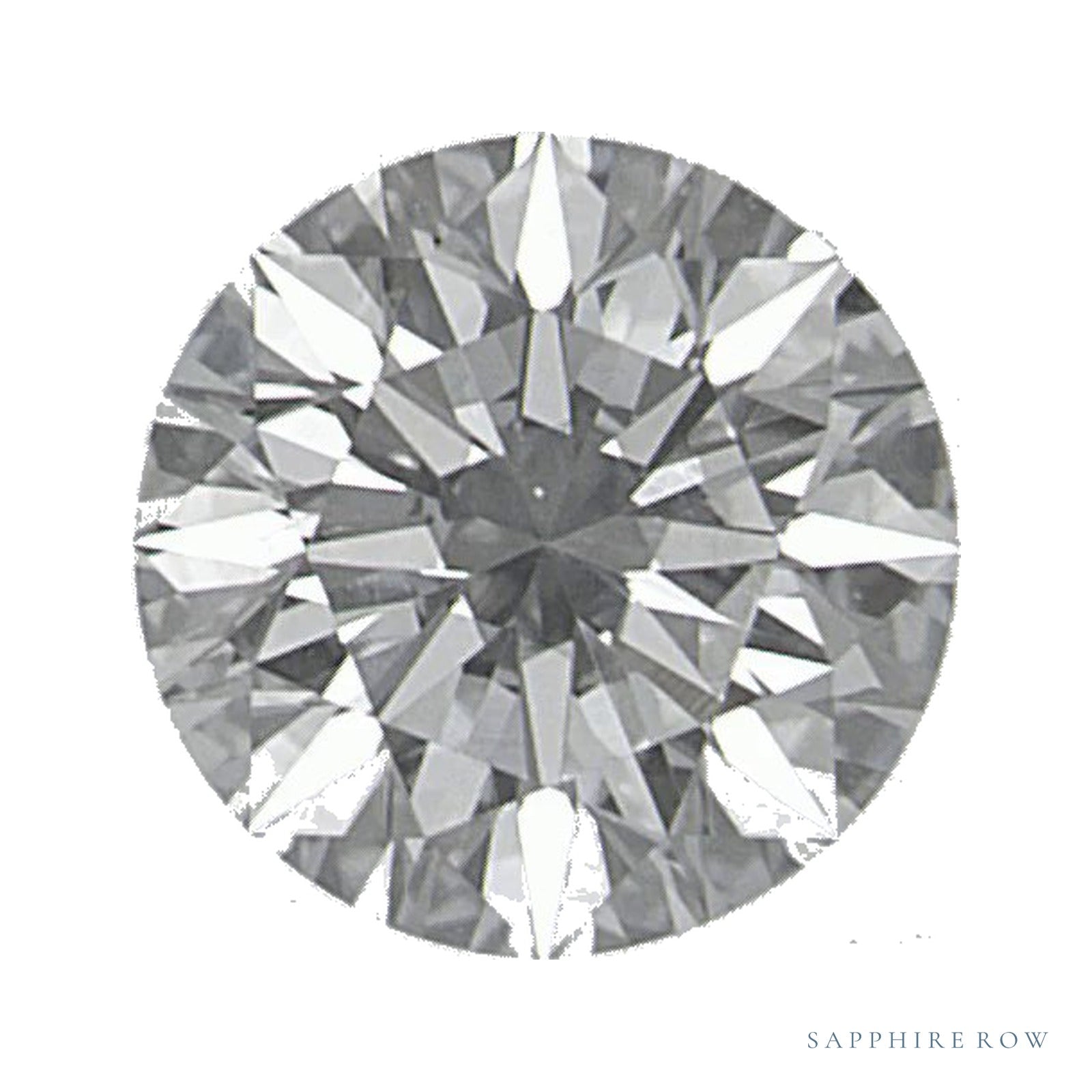 0.70 ct natural diamond, round cut | Sapphire Row