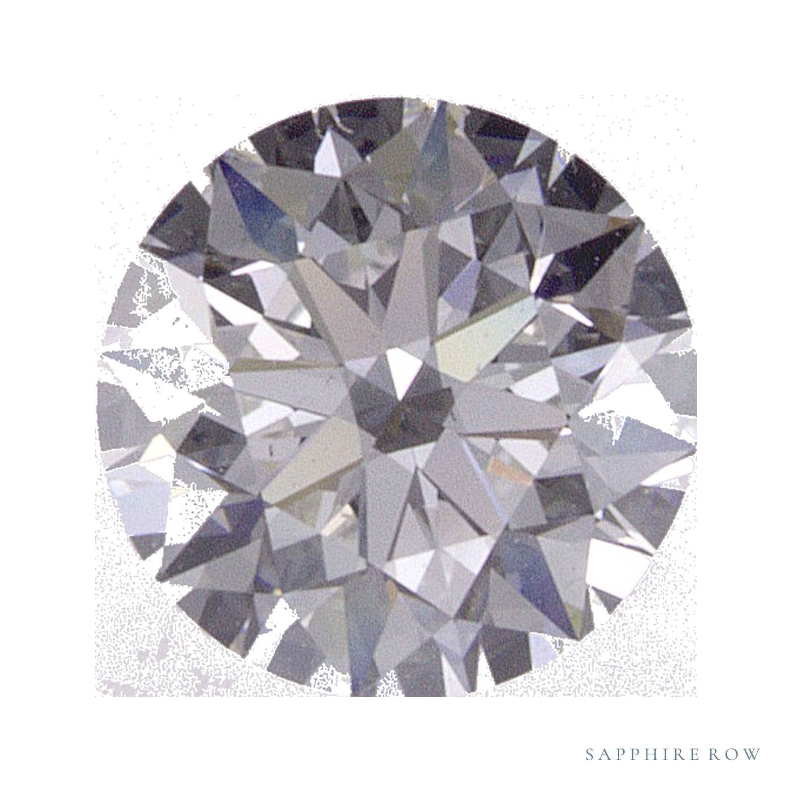 0.70 ct natural diamond, round cut | Sapphire Row · cut4