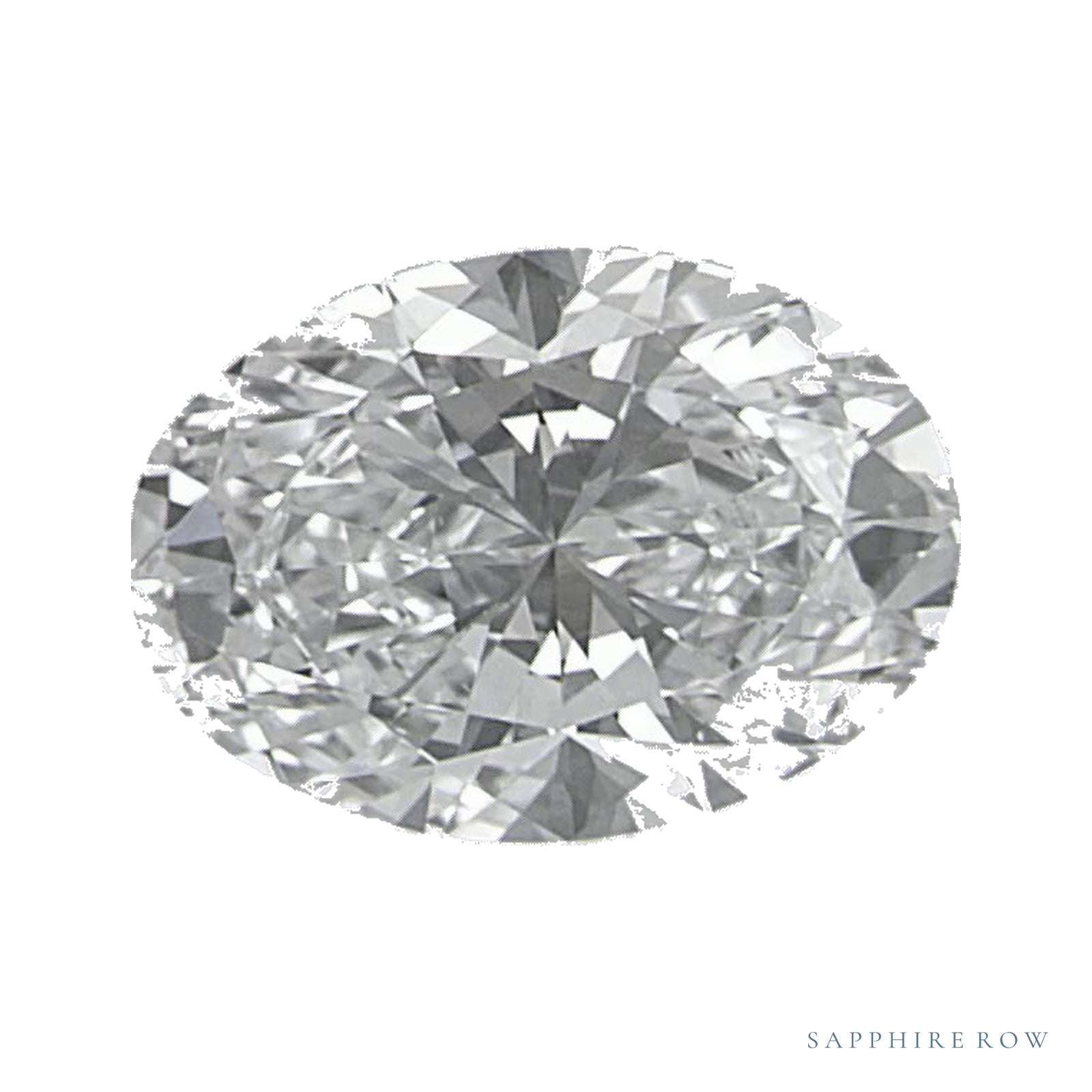 0.70 ct Oval Natural Diamond – E VVS1 — Sapphire Row · cut · cut3 · cut4