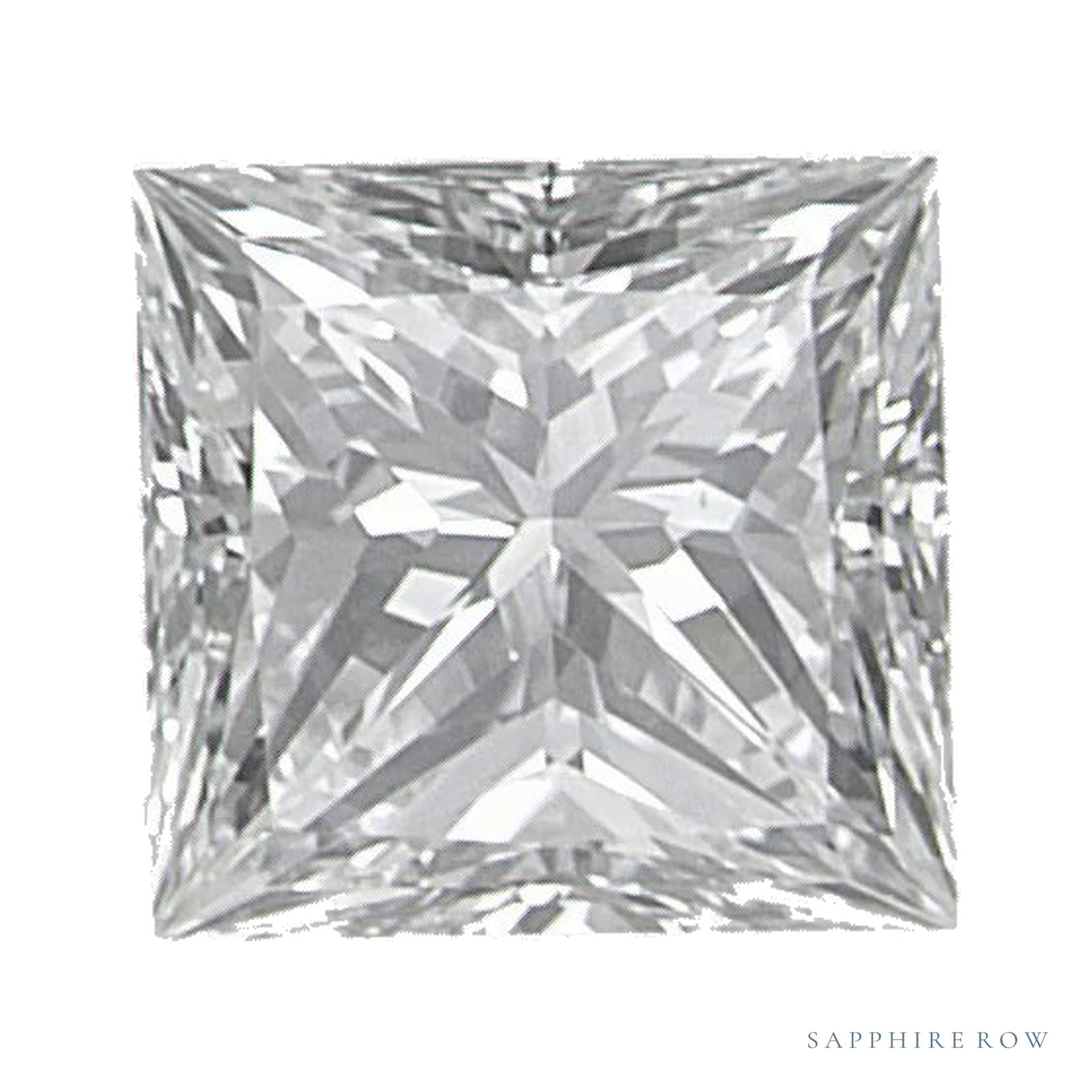 0.70 ct Square Natural Diamond – H VS2 — Sapphire Row · cut · cut3 · cut4