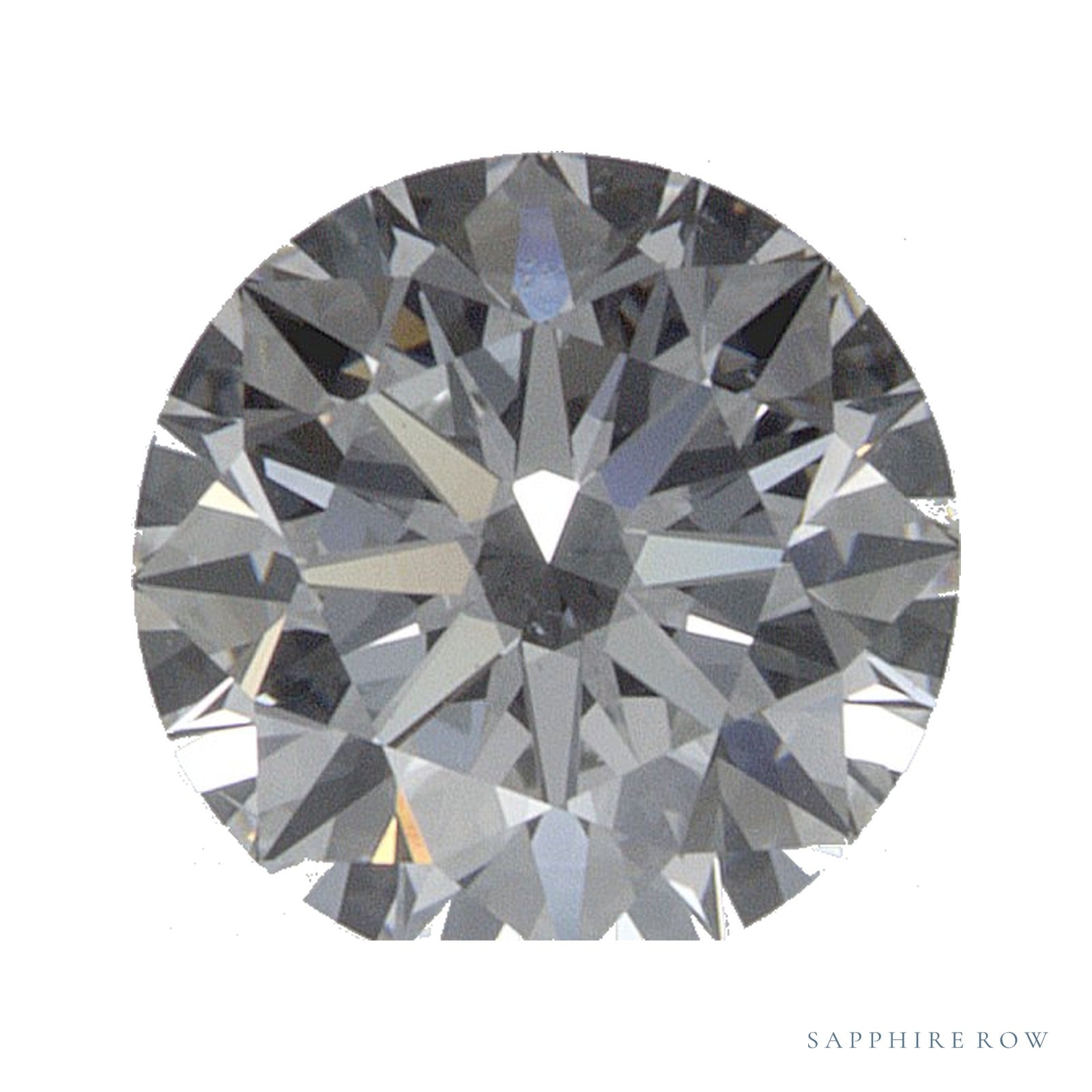 0.70 ct Round Natural Diamond – F SI1 — Sapphire Row · cut · cut3 · cut4