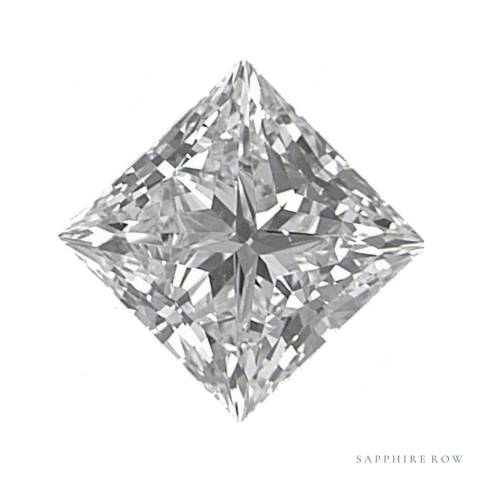 0.70 ct Square Natural Diamond – H SI1 — Sapphire Row · cut · cut3 · cut4