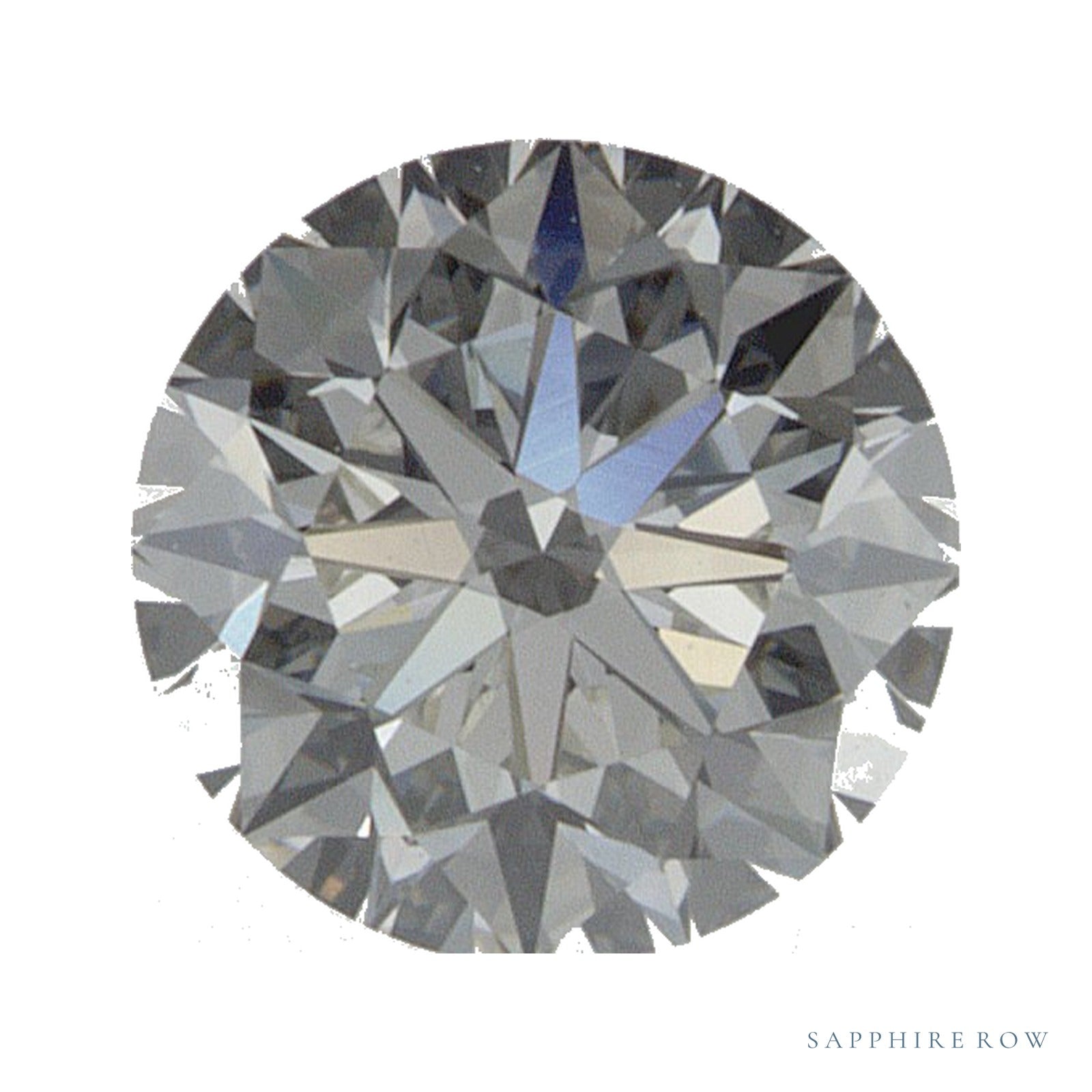 0.70 ct natural diamond, round cut | Sapphire Row · cut4