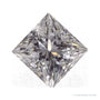 0.70 ct natural diamond, square cut | Sapphire Row · cut4