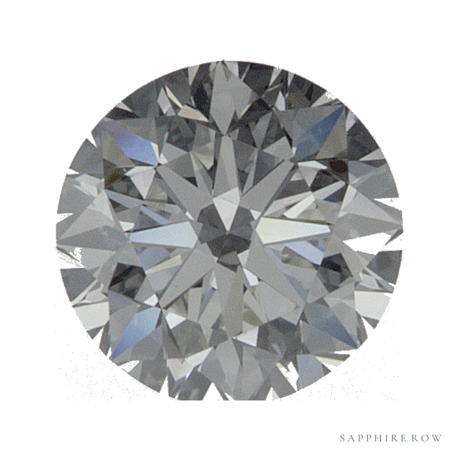 0.70 ct natural diamond, round cut | Sapphire Row · cut4