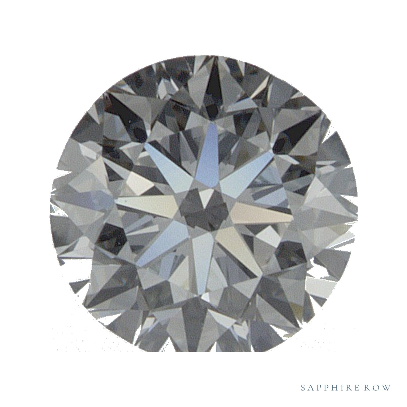 0.70 ct natural diamond, round cut | Sapphire Row · cut4
