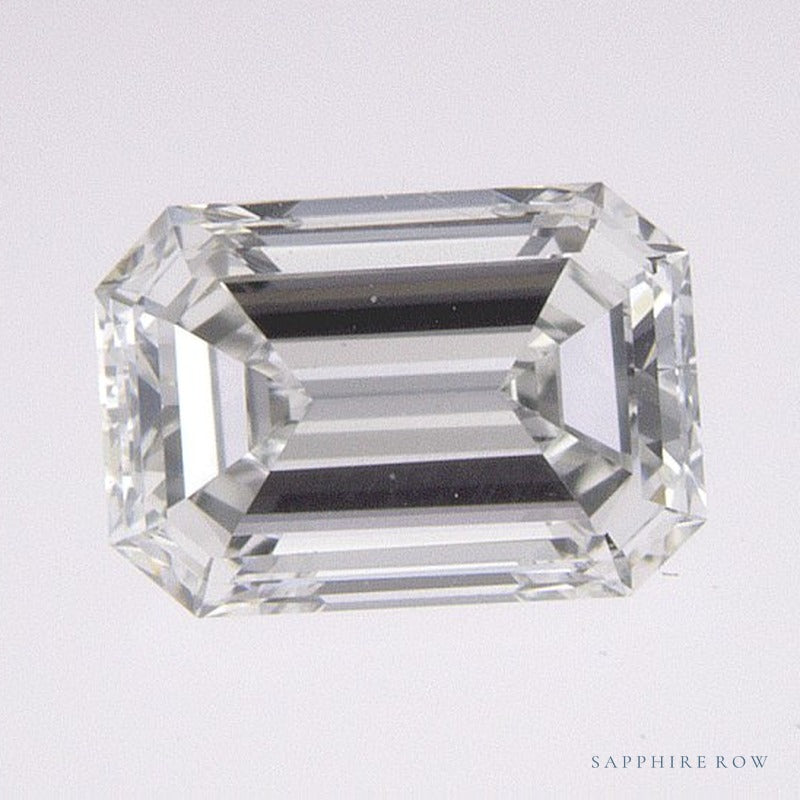 0.70 ct natural diamond, emerald cut | Sapphire Row · cut6