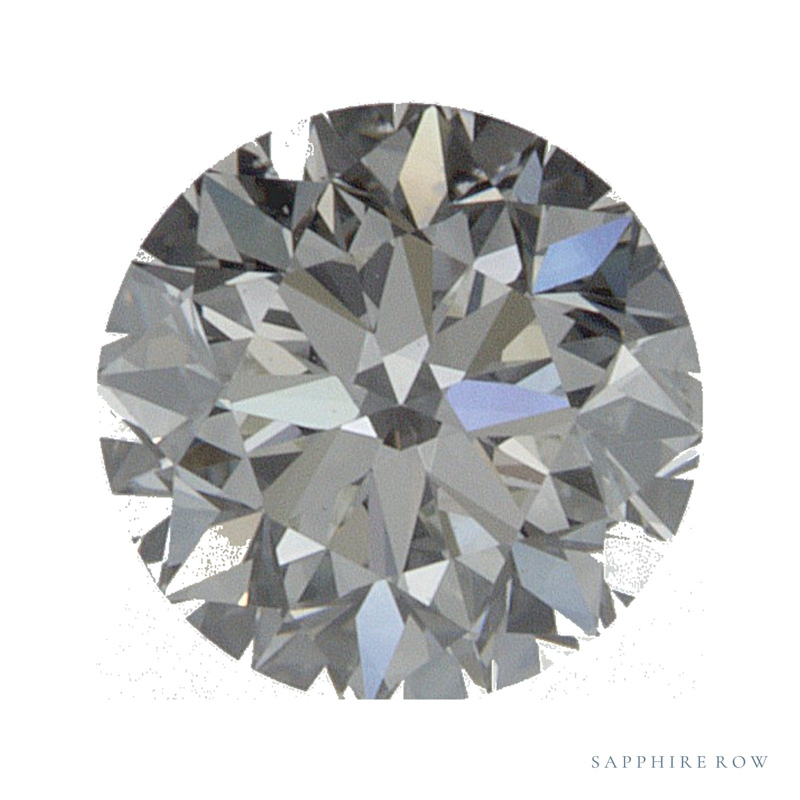 0.70 ct natural diamond, round cut | Sapphire Row · cut4