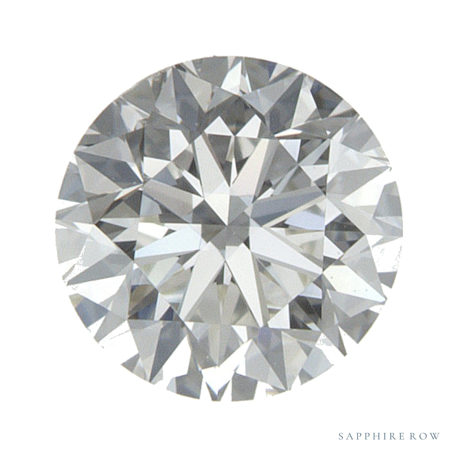 0.70 ct natural diamond, round cut | Sapphire Row · cut4