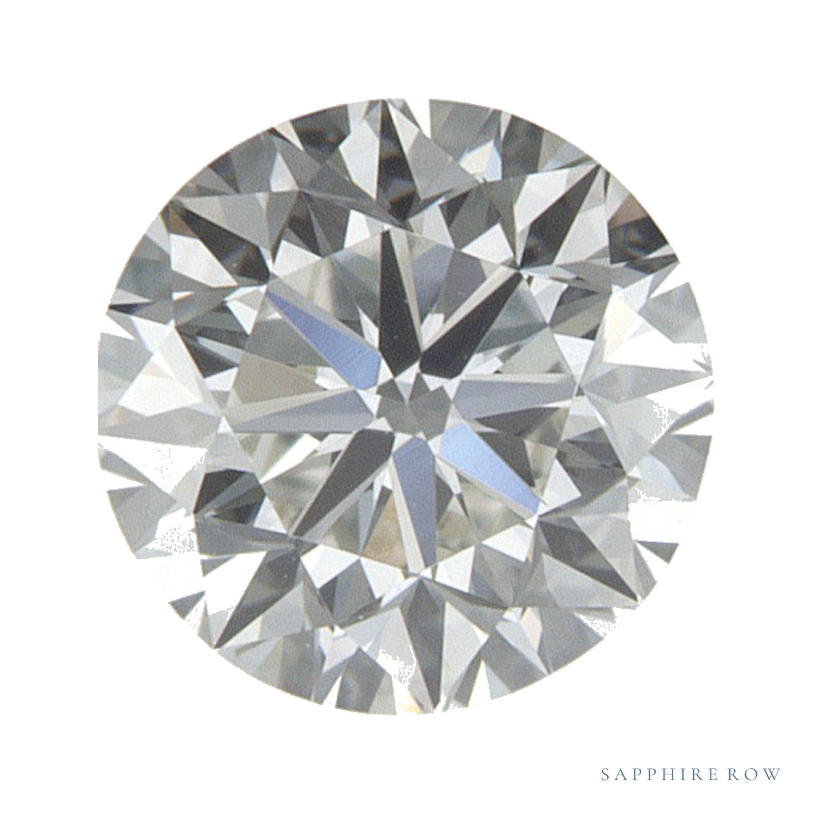 0.70 ct natural diamond, round cut | Sapphire Row · cut4