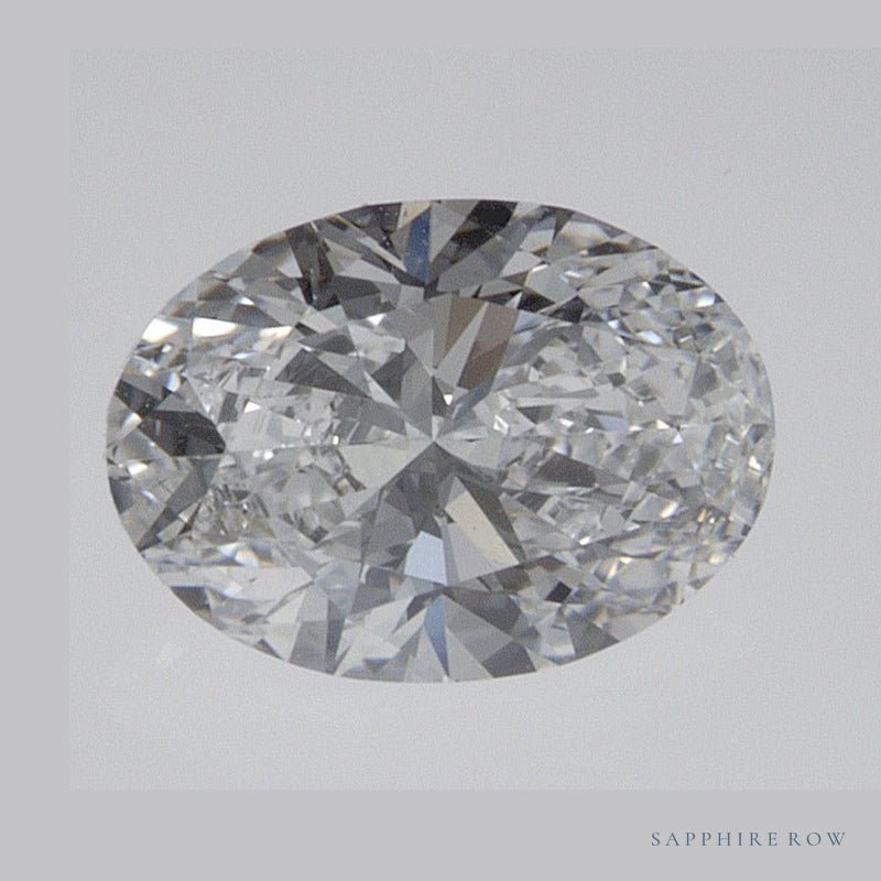 0.70 ct lab-grown diamond, oval cut | Sapphire Row · cut6