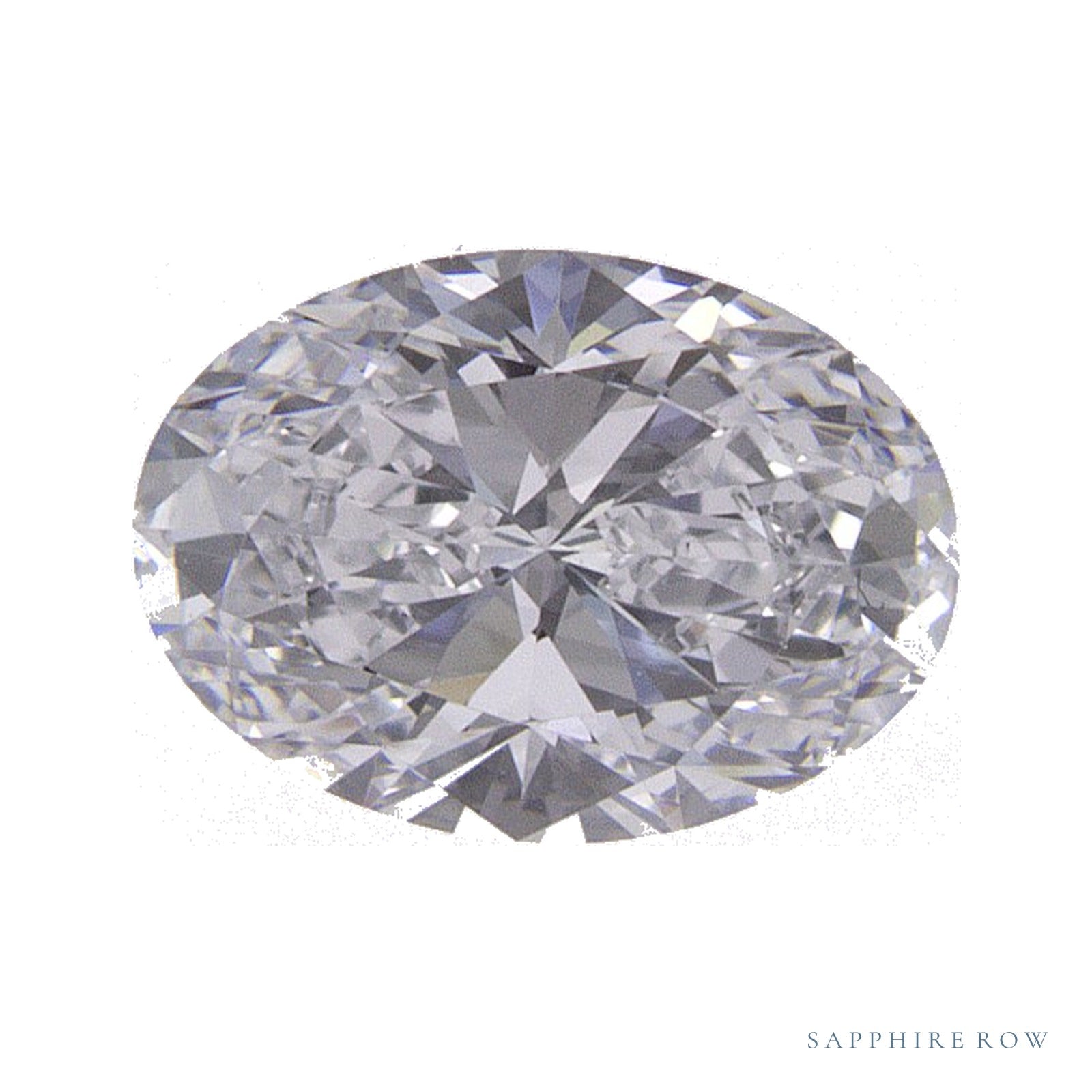 0.70 ct Oval Lab-Grown Diamond – E VVS1 — Sapphire Row · cut · cut3 · cut4