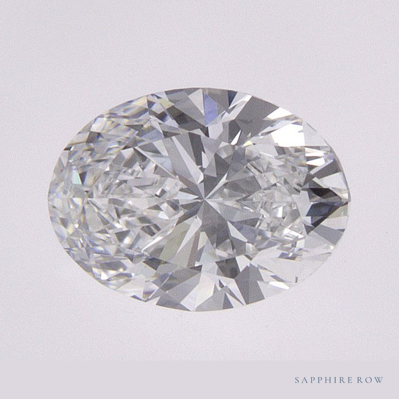 0.70 ct lab-grown diamond, oval cut | Sapphire Row · cut6