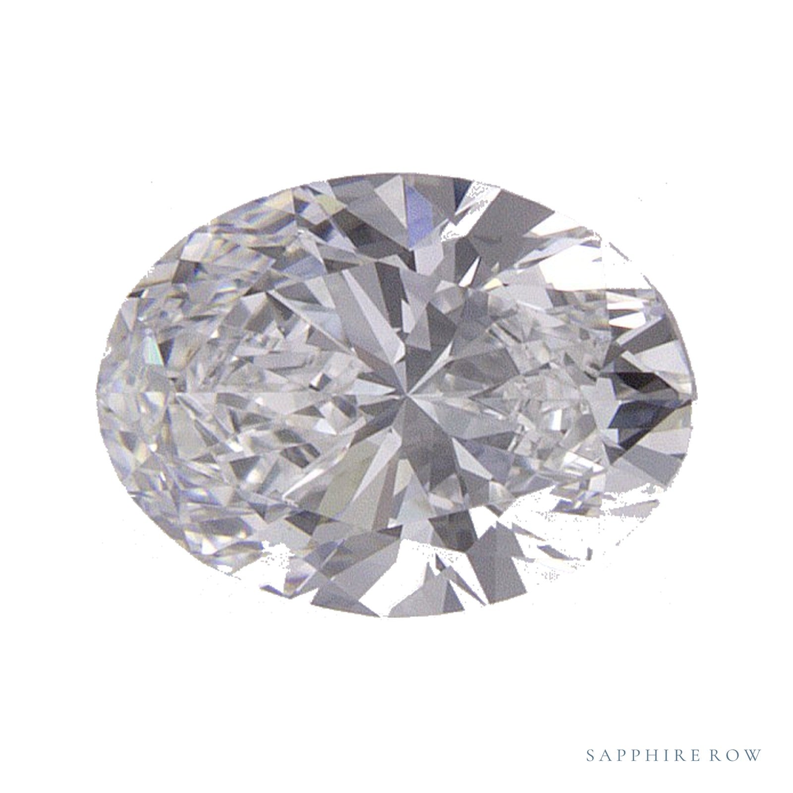 0.70 ct lab-grown diamond, oval cut | Sapphire Row · cut4
