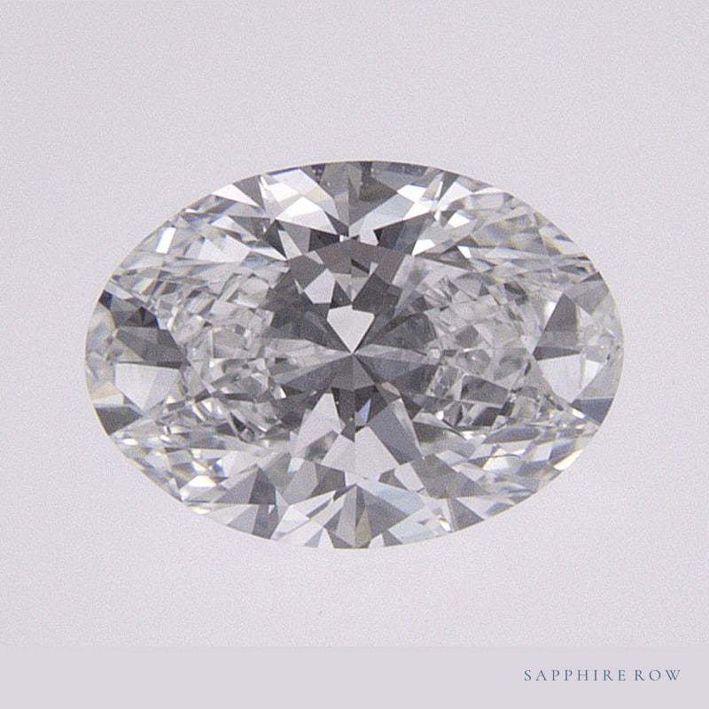 0.70 ct lab-grown diamond, oval cut | Sapphire Row · cut6