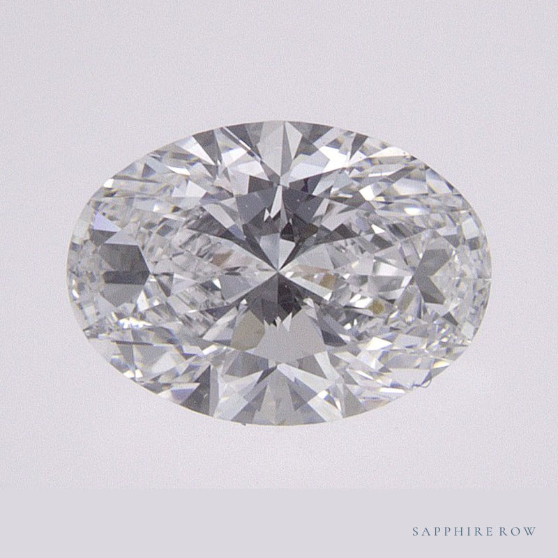 0.70 ct lab-grown diamond, oval cut | Sapphire Row · cut6