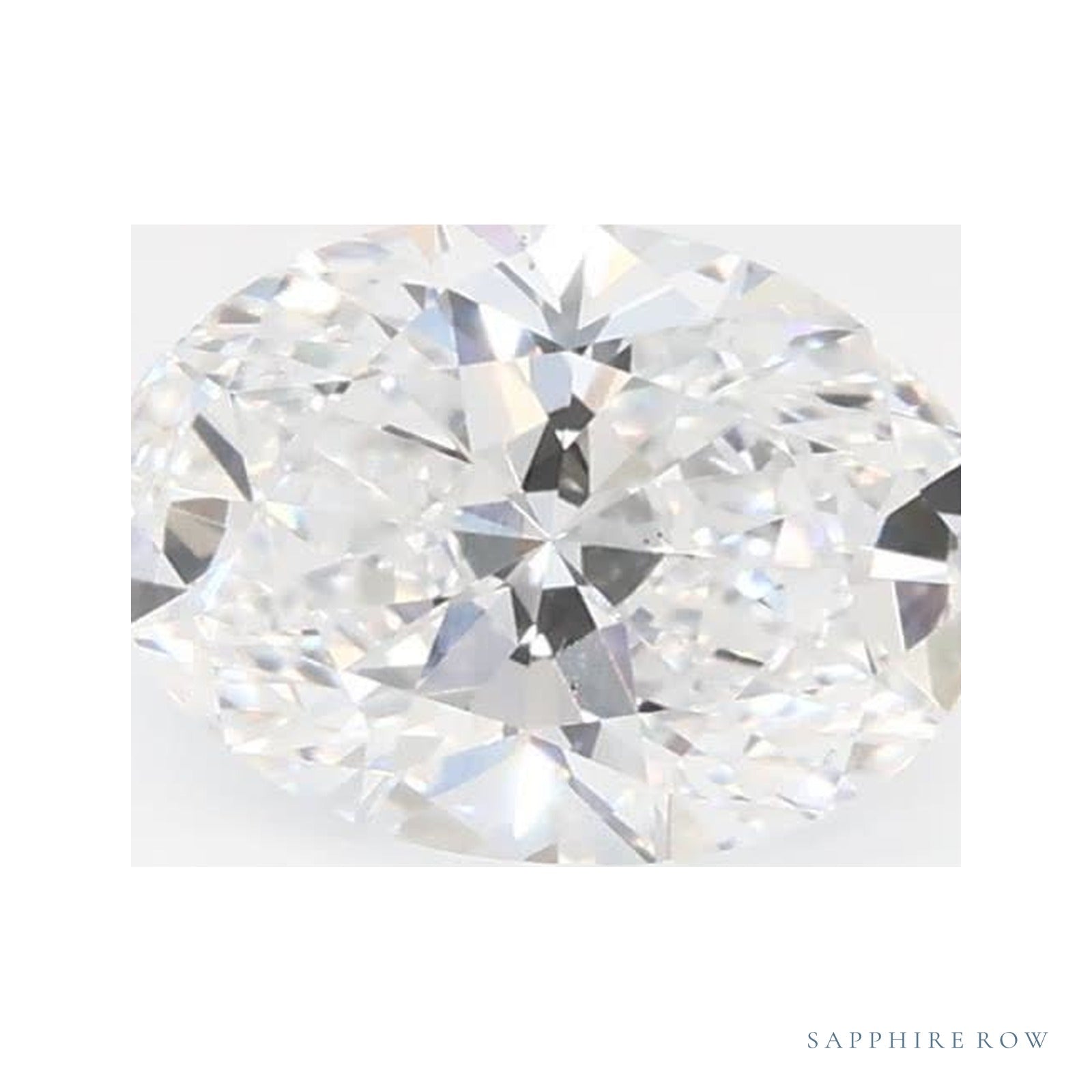 0.70 ct Oval Lab-Grown Diamond – D VS2 — Sapphire Row · cut · cut3 · cut4