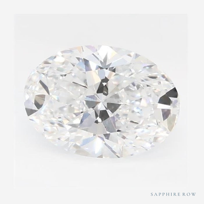 0.70 ct lab-grown diamond, oval cut | Sapphire Row · cut6