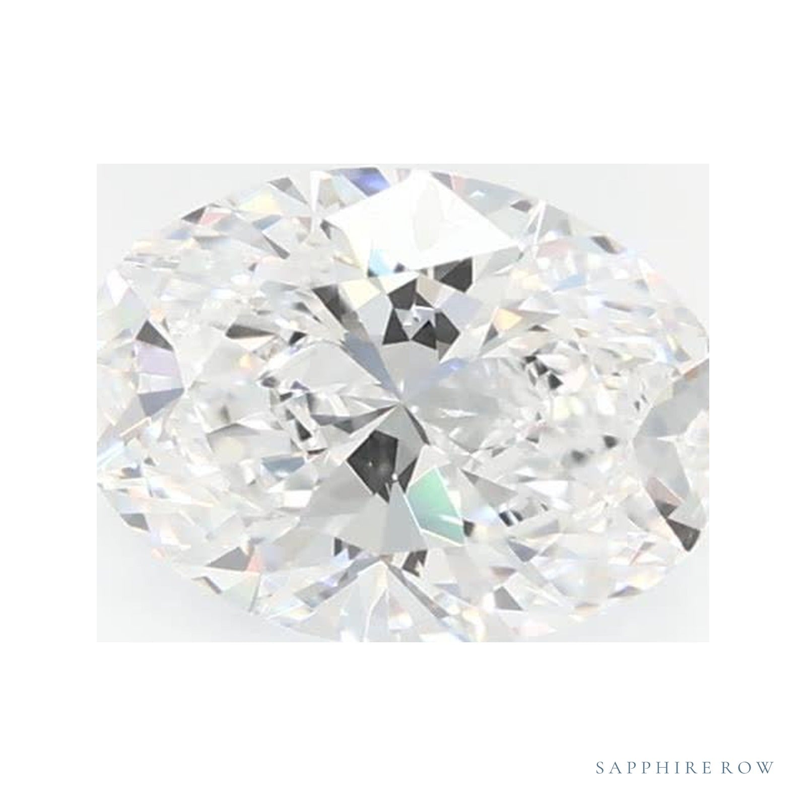 0.70 ct Oval Lab-Grown Diamond – D VS2 — Sapphire Row · cut · cut3 · cut4