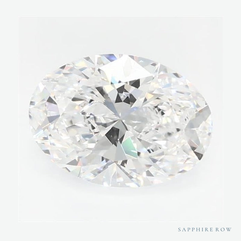 0.70 ct lab-grown diamond, oval cut | Sapphire Row · cut6