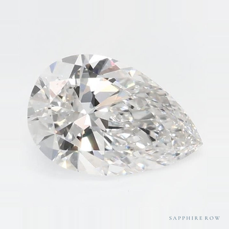 0.70 ct lab-grown diamond, pear cut | Sapphire Row · cut7