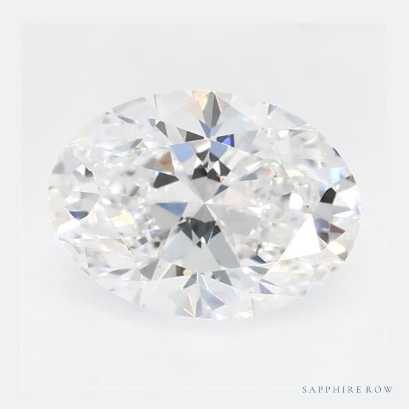 0.70 ct lab-grown diamond, oval cut | Sapphire Row · cut6