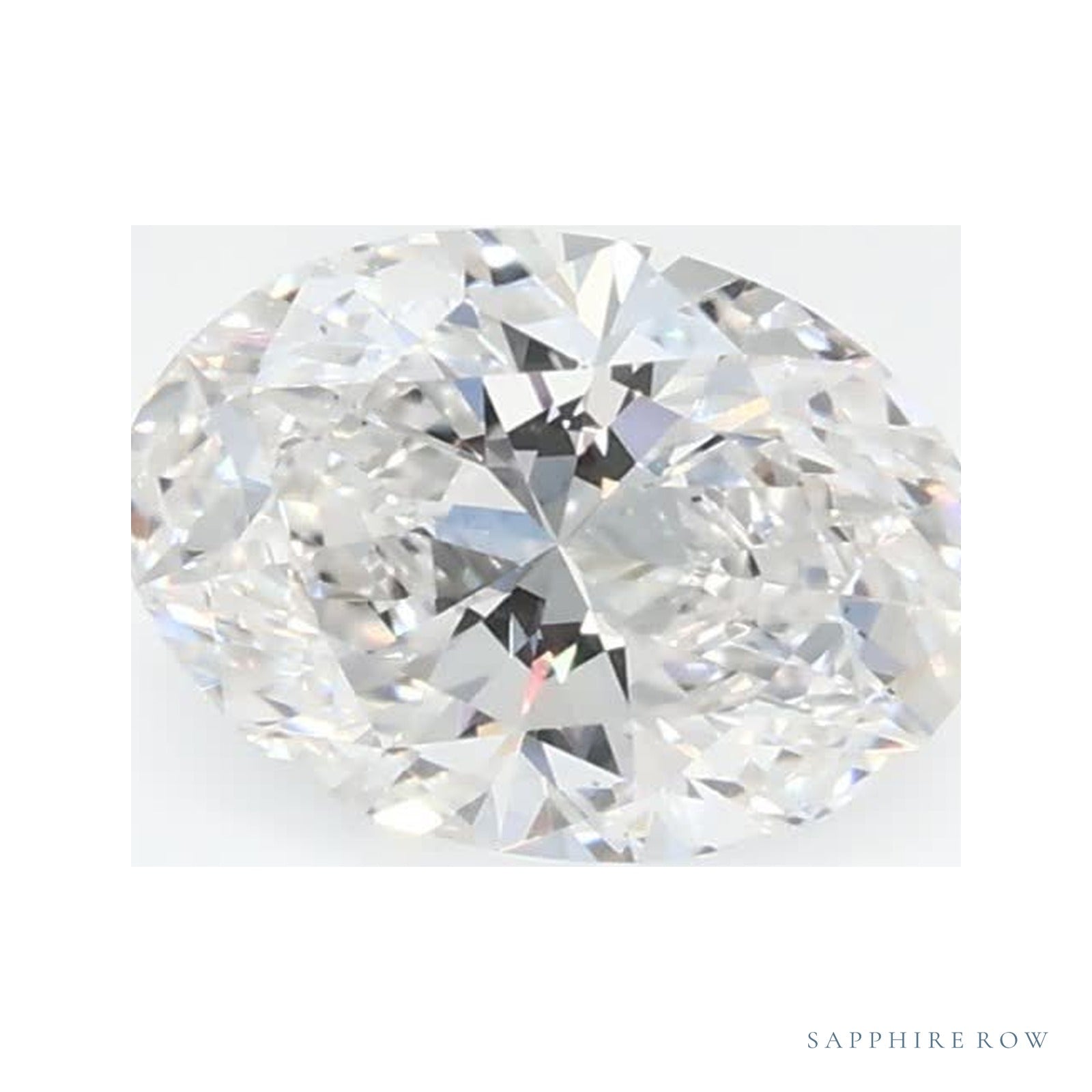 0.70 ct lab-grown diamond, oval cut | Sapphire Row · cut4