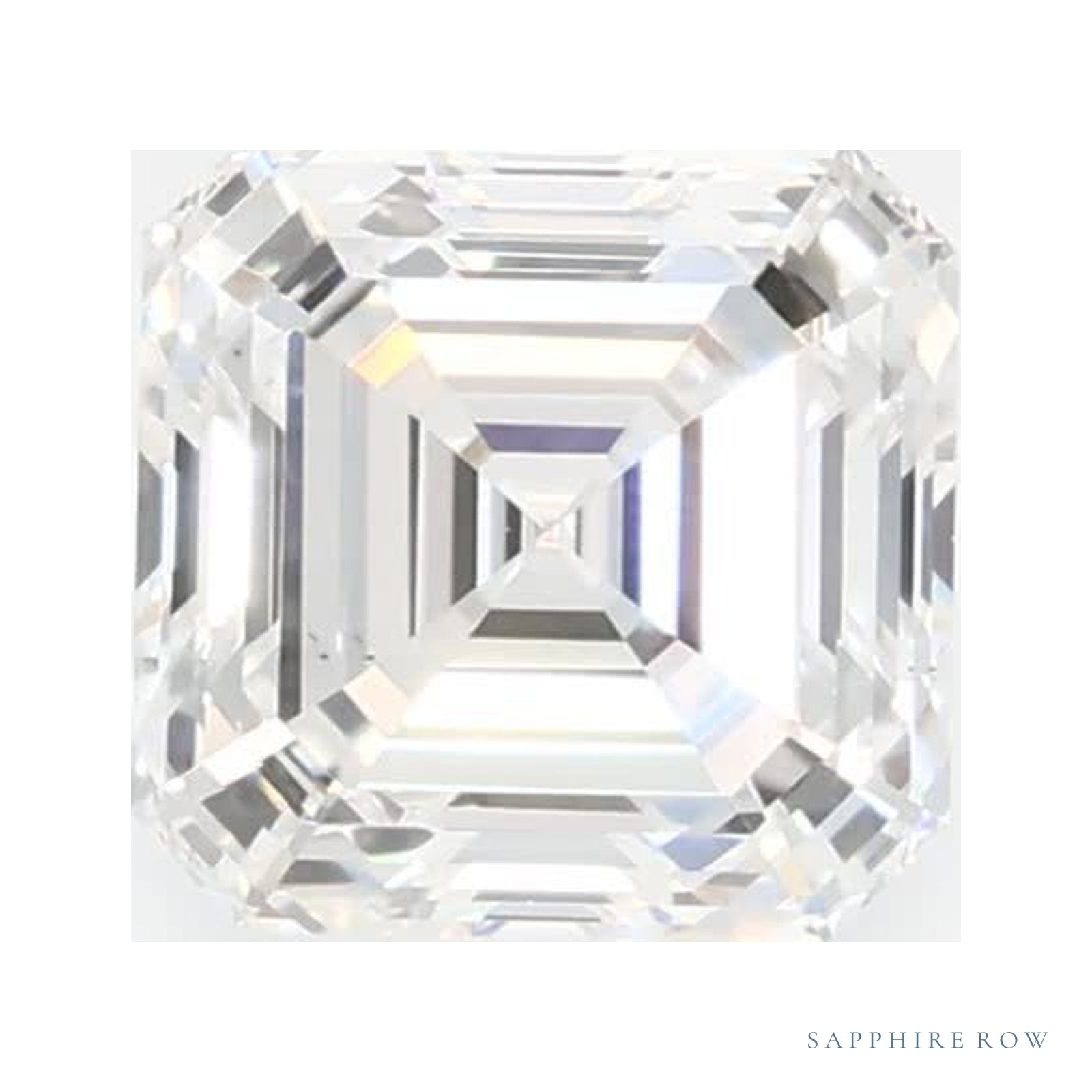 0.70 ct lab-grown diamond, asscher cut | Sapphire Row · cut4