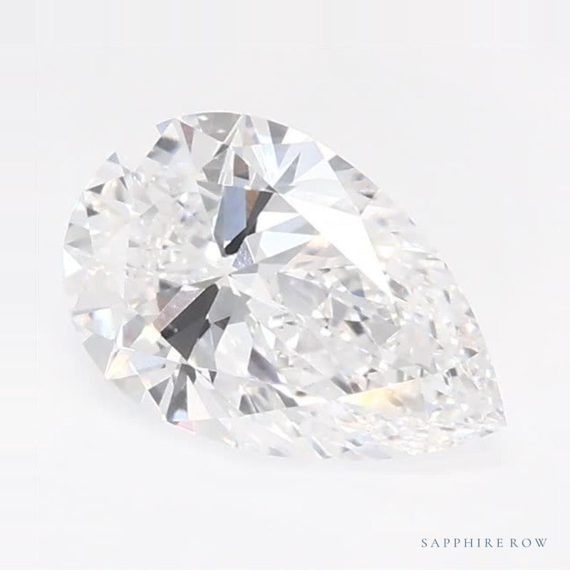 0.70 ct lab-grown diamond, pear cut | Sapphire Row · cut7