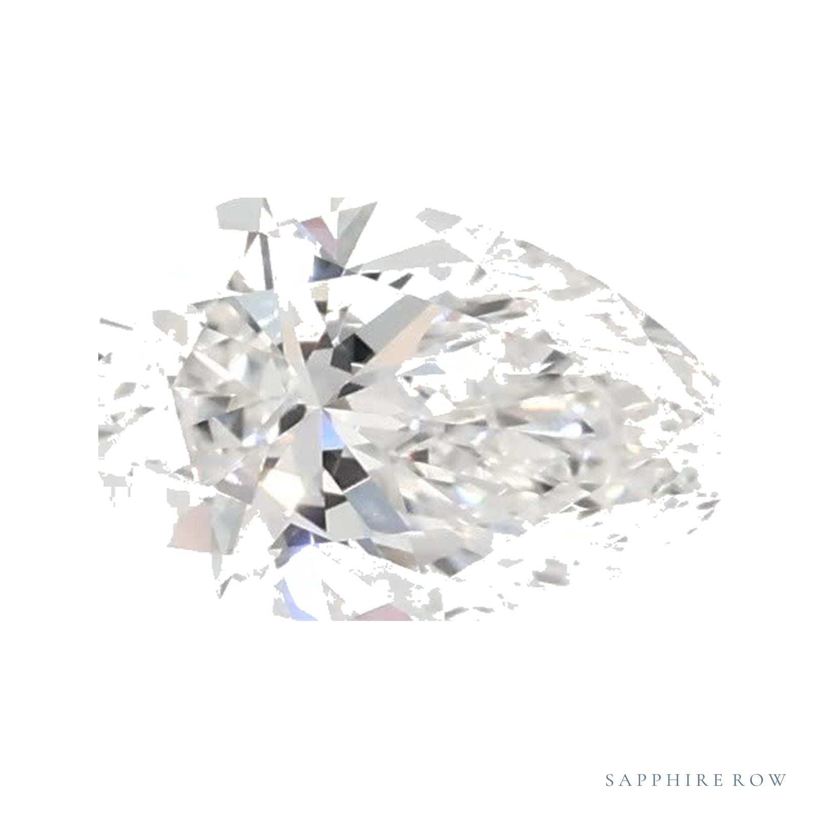 0.70 ct Pear Lab-Grown Diamond – E VVS1 — Sapphire Row · cut · cut3 · cut4