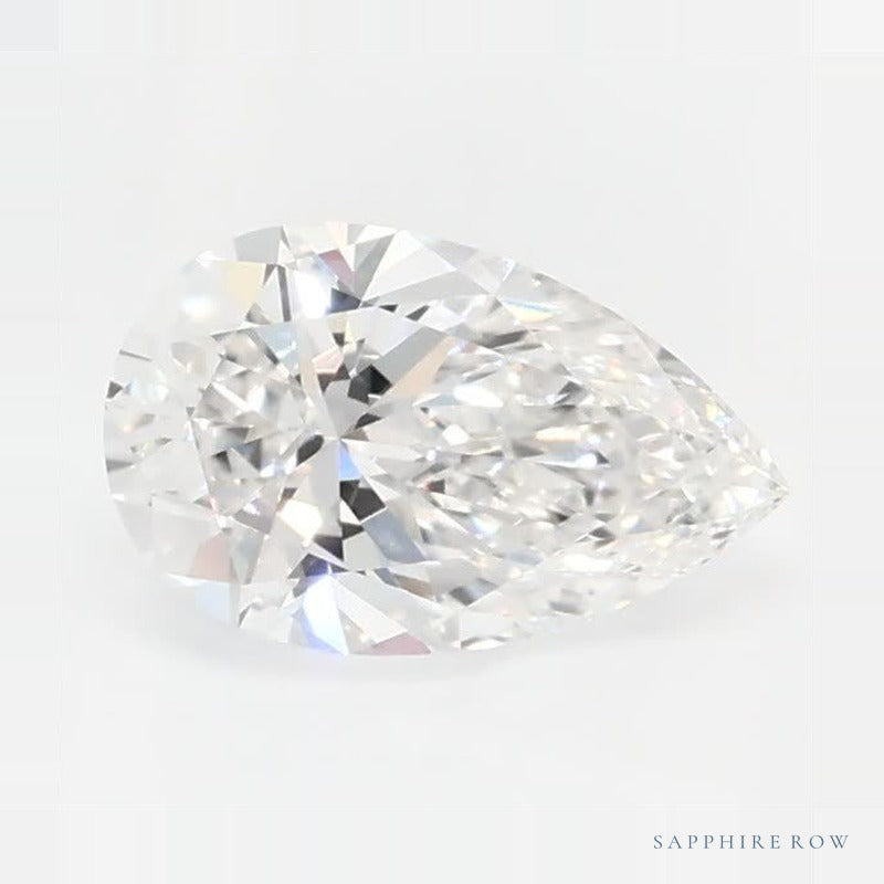 0.70 ct lab-grown diamond, pear cut | Sapphire Row · cut7
