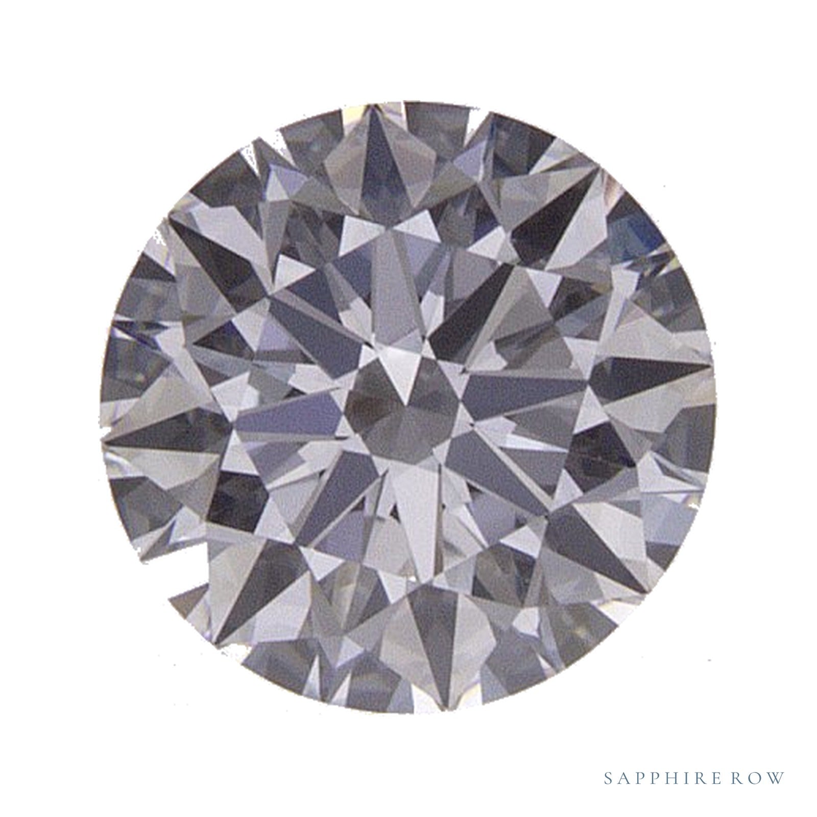 0.70 ct Round Lab-Grown Diamond – D VS1 — Sapphire Row · cut · cut3 · cut4