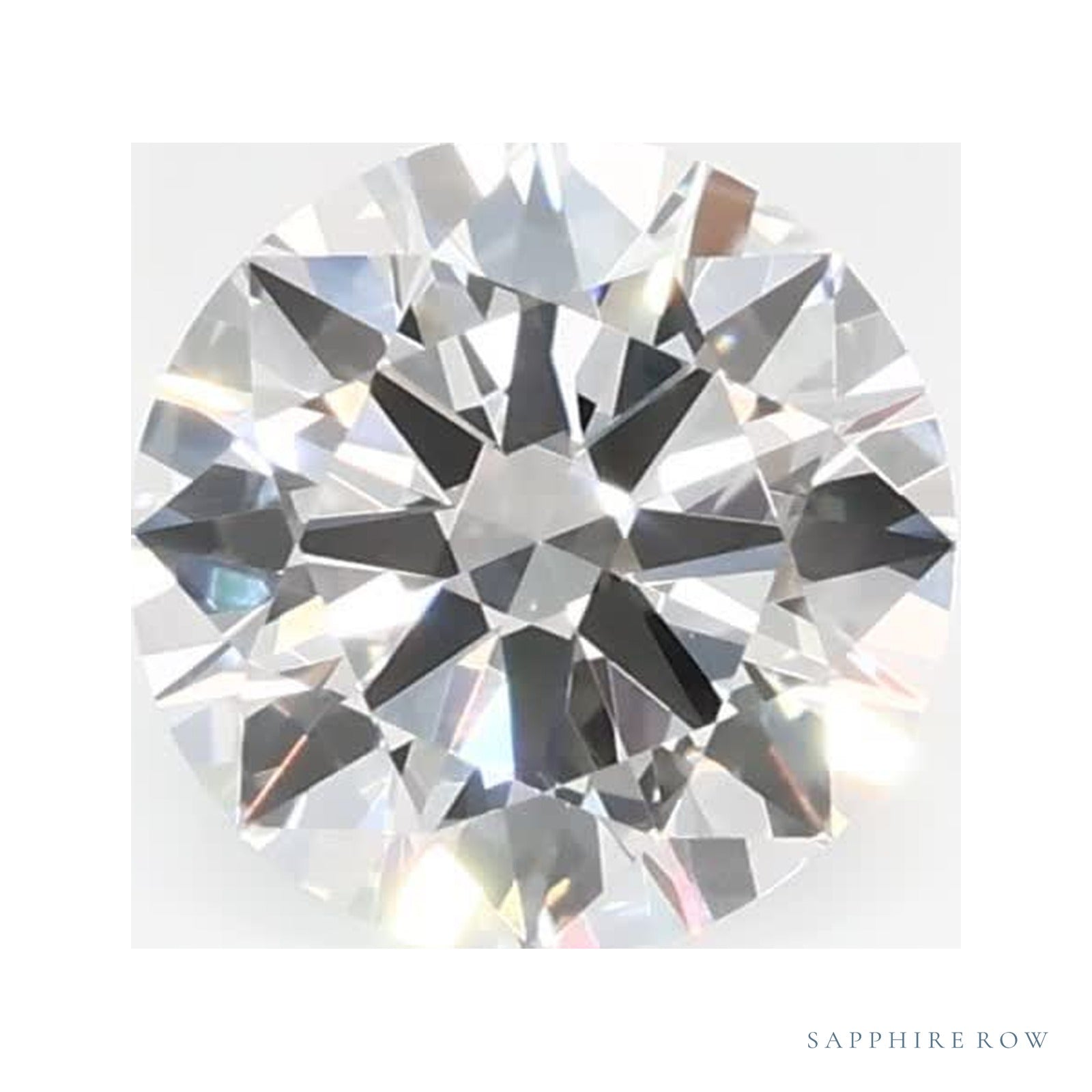 0.70 ct lab-grown diamond, round cut | Sapphire Row