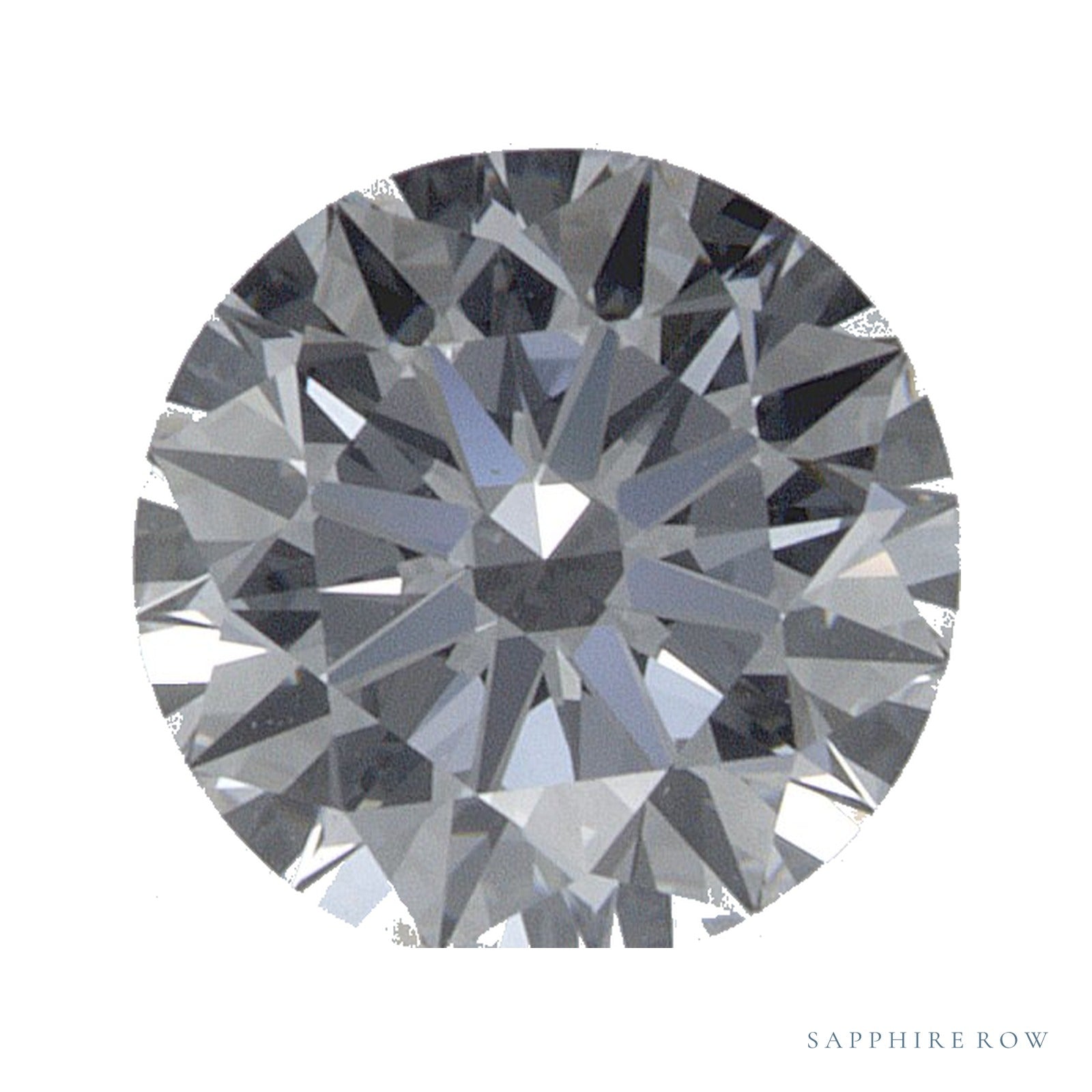 0.70 ct lab-grown diamond, round cut | Sapphire Row · cut4