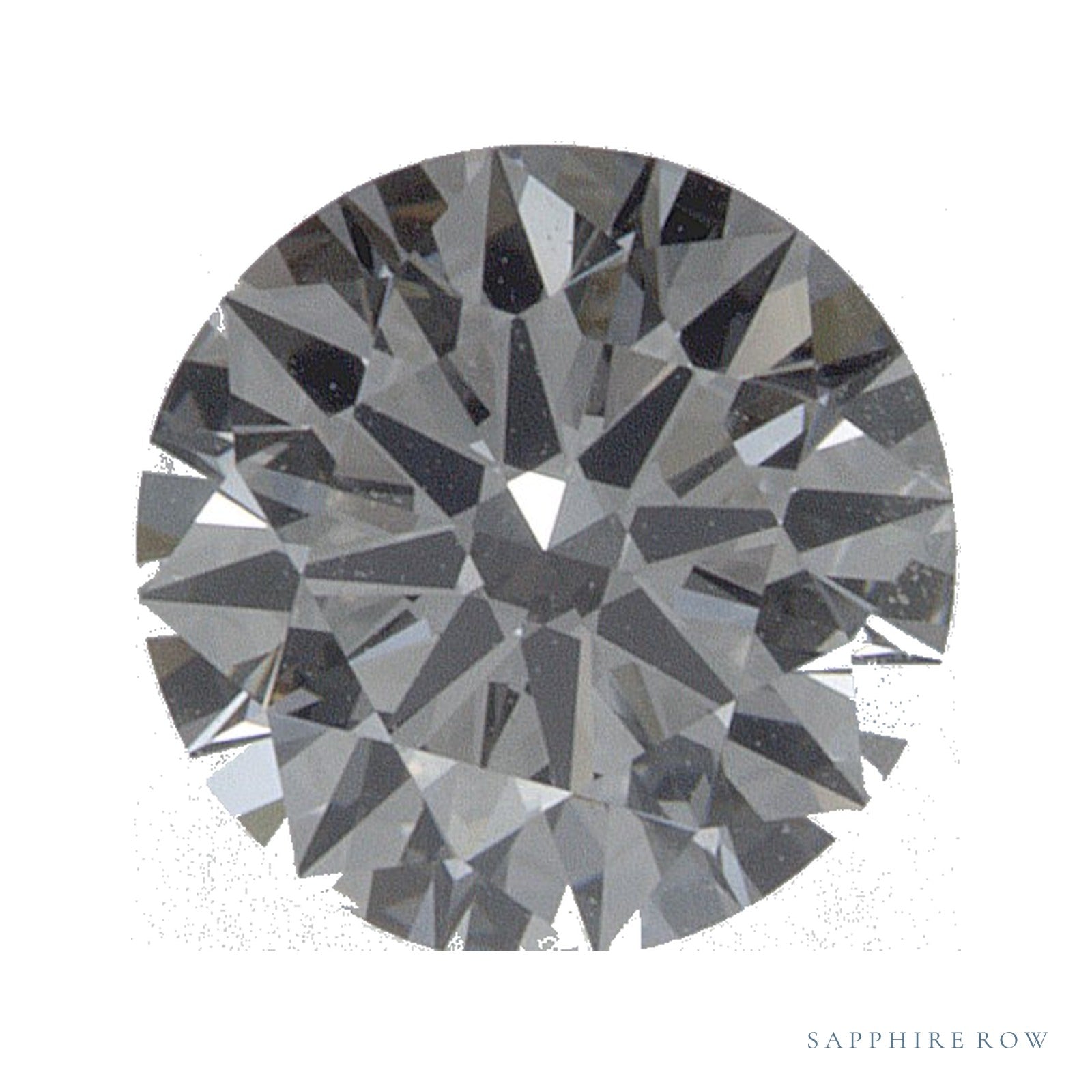 0.70 ct lab-grown diamond, round cut | Sapphire Row · cut4