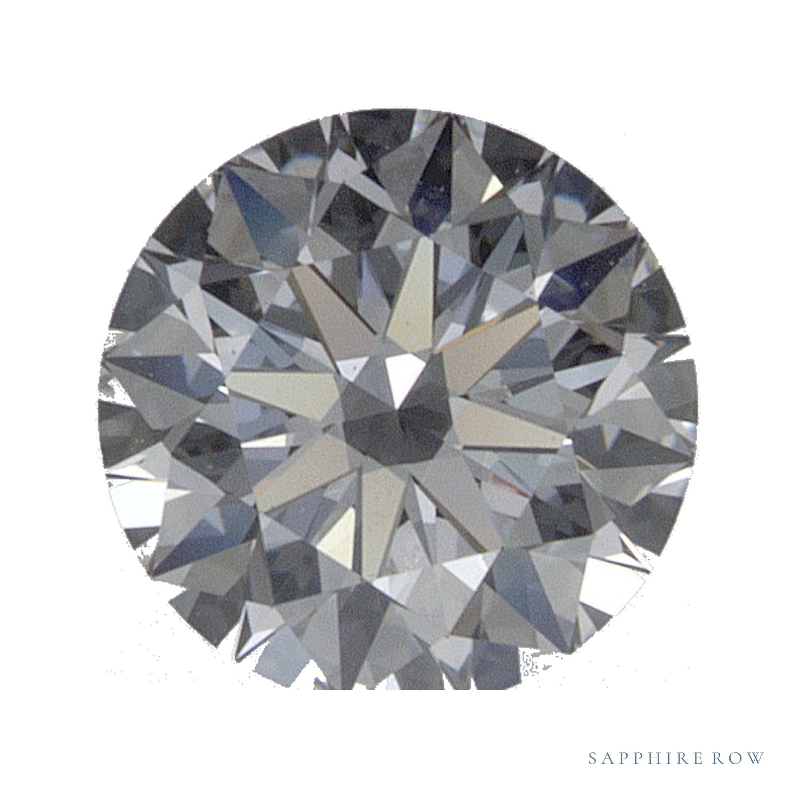 0.70 ct lab-grown diamond, round cut | Sapphire Row · cut4