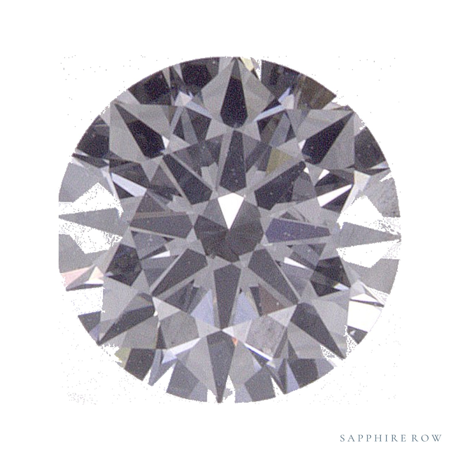 0.70 ct lab-grown diamond, round cut | Sapphire Row · cut4